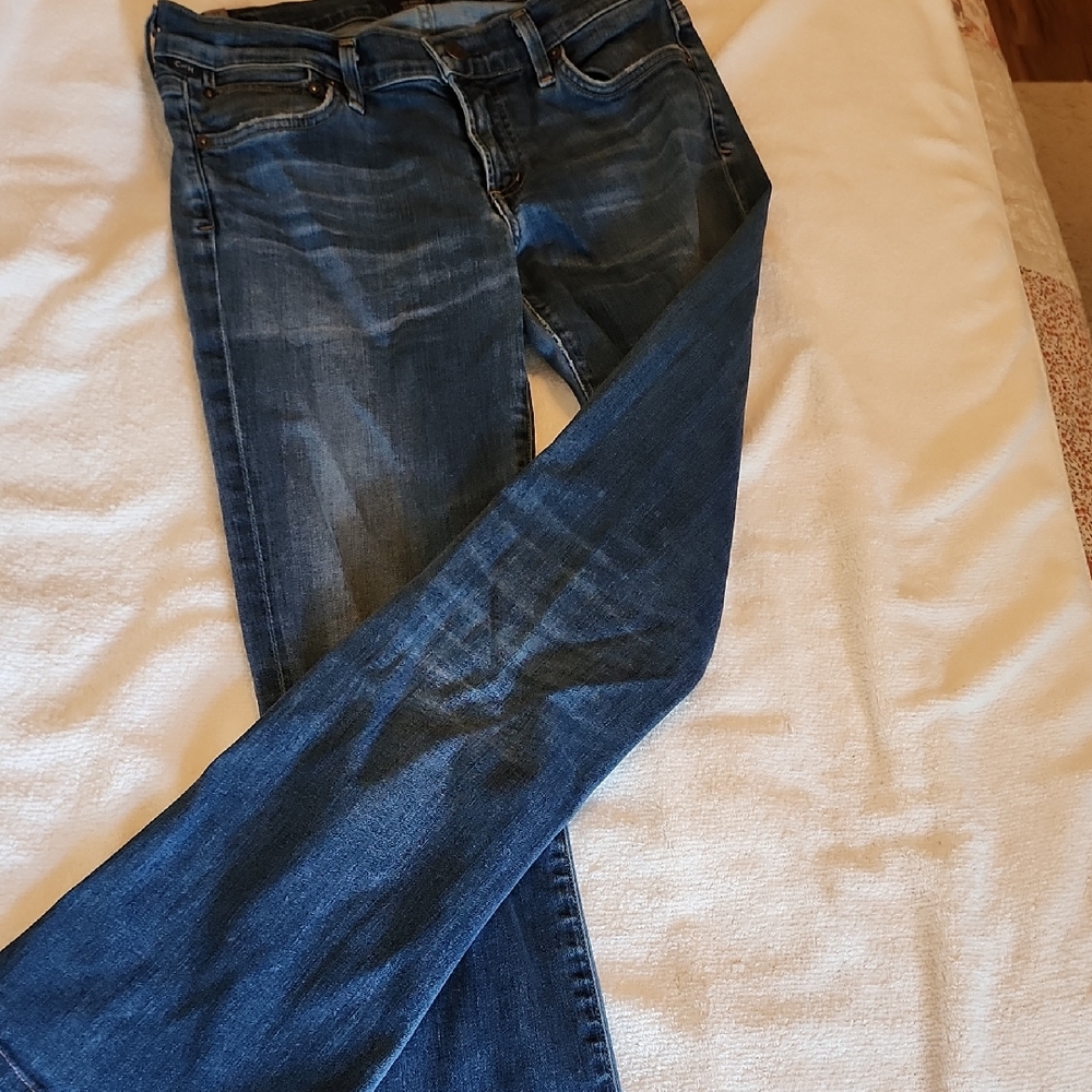 Citizens Of Humanity Medium Blue Flare Jeans